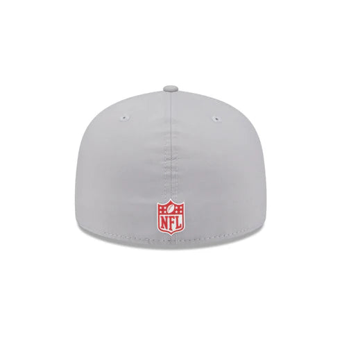 New Era San Francisco 49ERS Hot Weather ON-FIELD Sideline 59FIFTY Fitted Hat-Gray