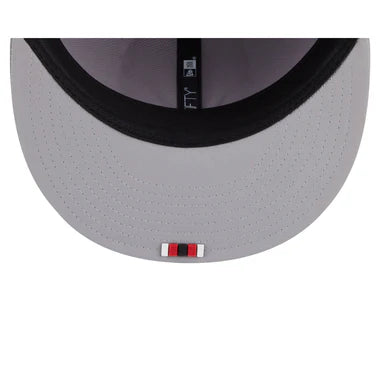 New Era San Francisco 49ERS Hot Weather ON-FIELD Sideline 59FIFTY Fitted Hat-Gray