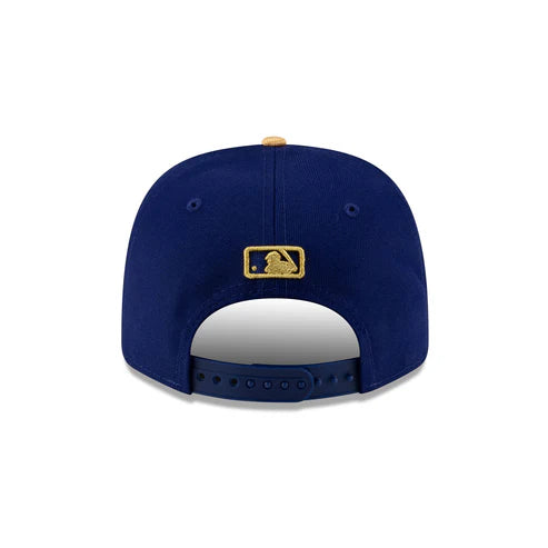 New Era Los Angeles Dodgers 2024 WS Side Patch 9SEVENTY Stretch-Snap Hat-Royal/Gold