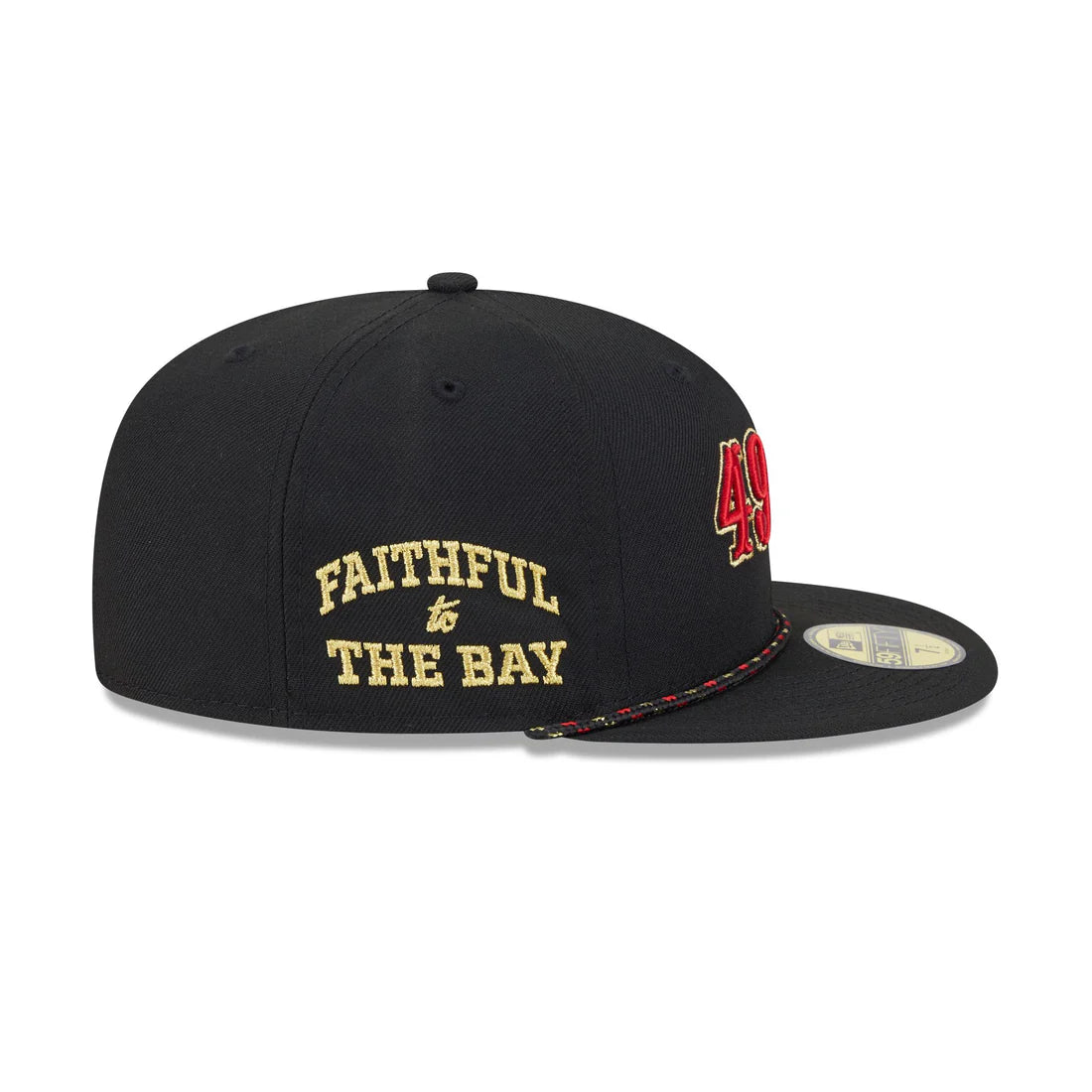New Era San Francisco 49ers Rivalries 59FIFTY Fitted Hat-Black