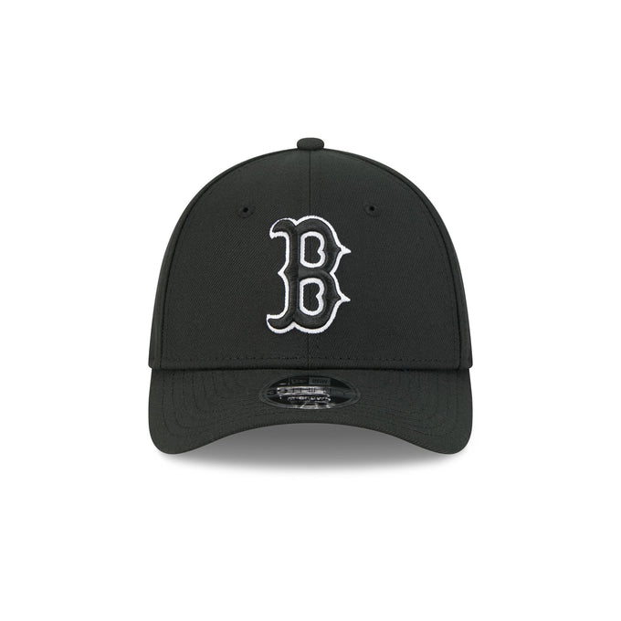New Era Boston Red Sox 39THIRTY M-Crown A-Frame Stretch Fit Hat-Black/White