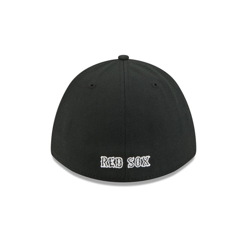 New Era Boston Red Sox 39THIRTY M-Crown A-Frame Stretch Fit Hat-Black/White