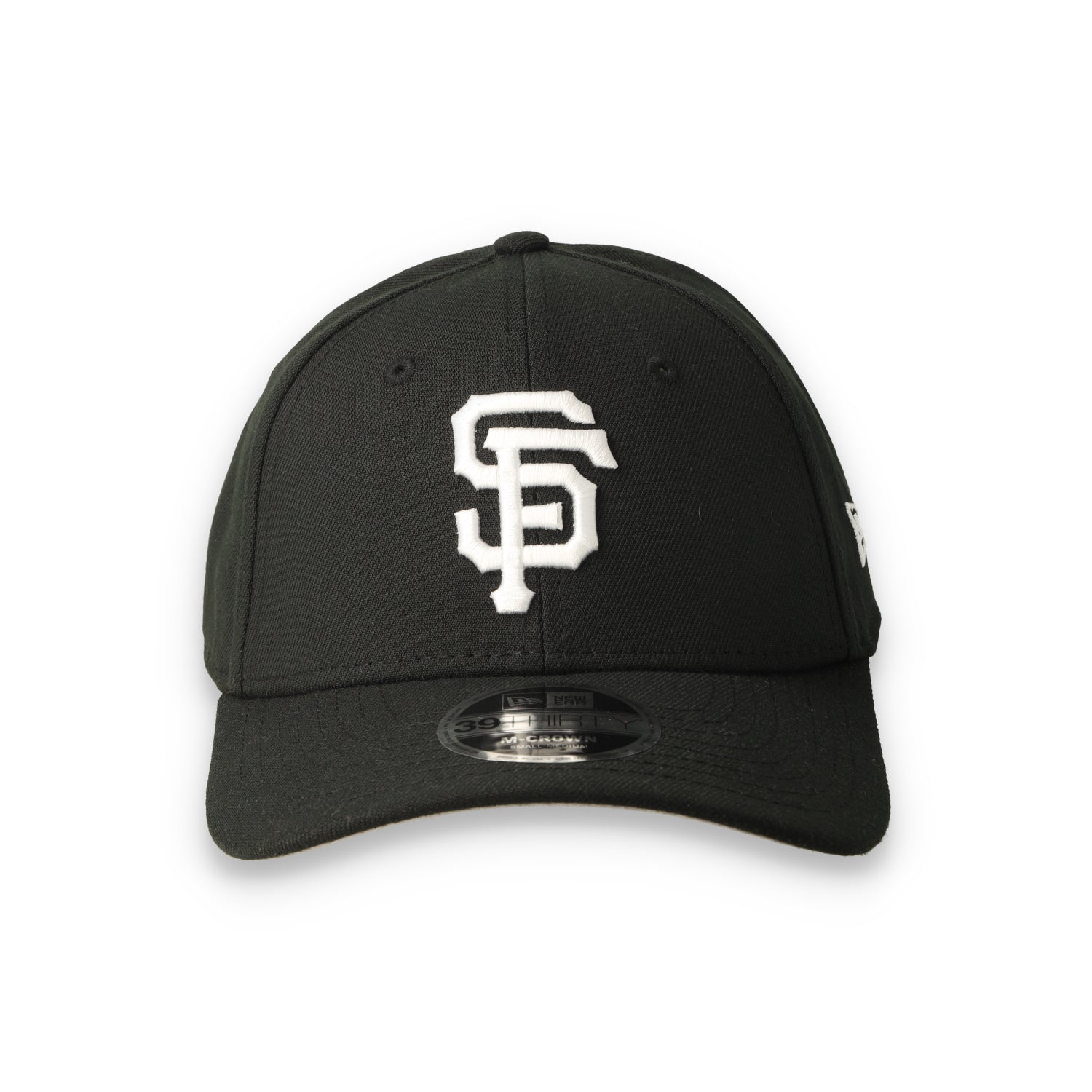 New Era San Francisco Giants 39THIRTY M-Crown A-Frame Stretch Fit Hat-Black/White