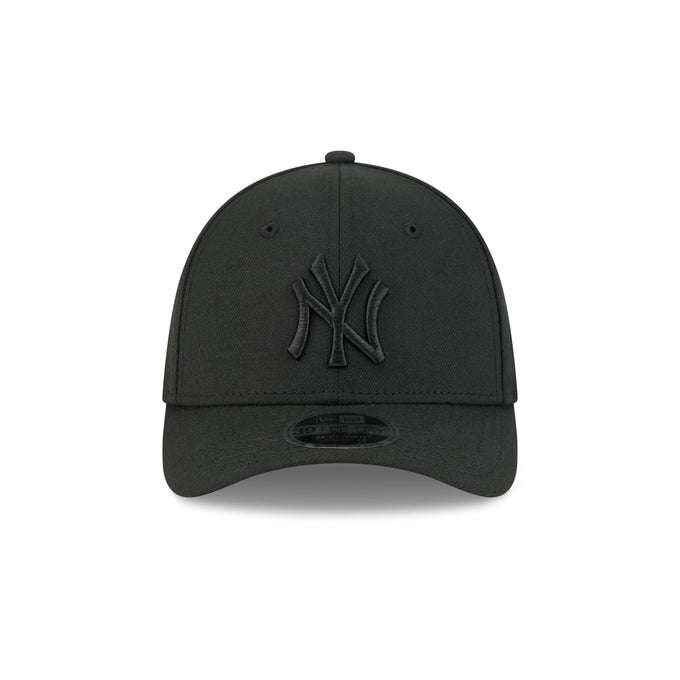 New Era New York Yankees 39THIRTY M-Crown A-Frame Stretch Fit Hat-Black/Black