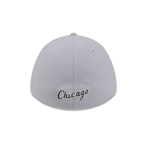 New Era Chicago White Sox 39THIRTY M-Crown Stretch Fit Hat-Gray
