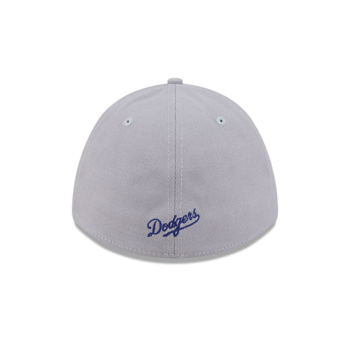 New Era Los Angeles Dodgers 39THIRTY M-Crown Stretch Fit Hat-Gray