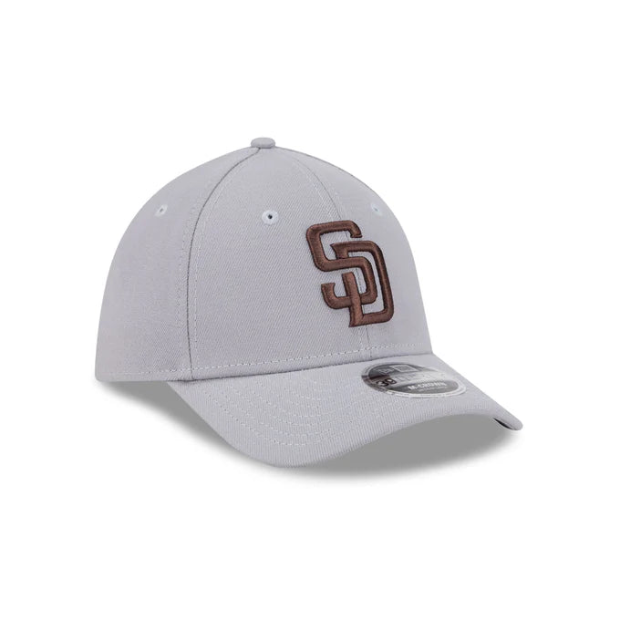 New Era San Diego Padres 39THIRTY M-Crown Stretch Fit Hat-Gray