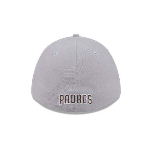 New Era San Diego Padres 39THIRTY M-Crown Stretch Fit Hat-Gray