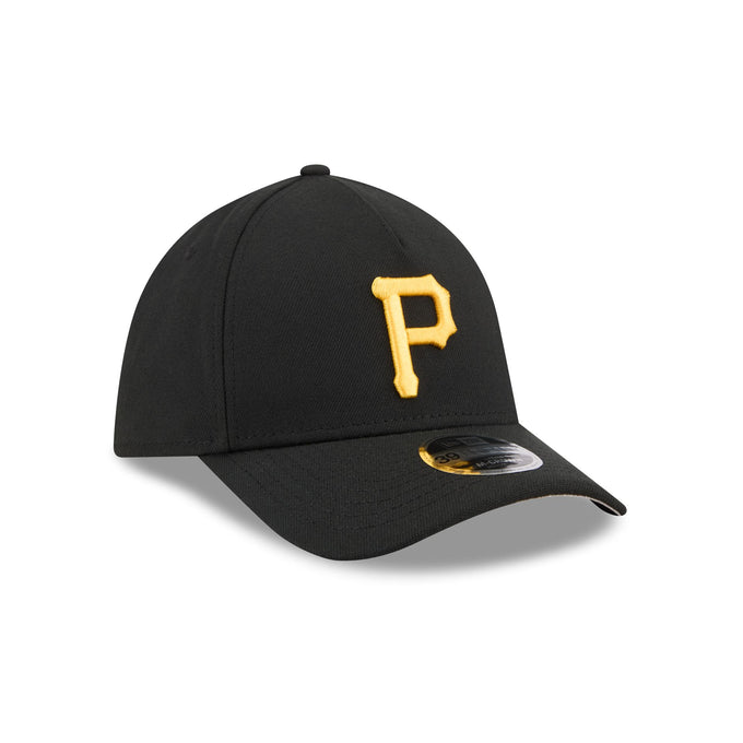 New Era Pittsburgh Pirates Poly 39THIRTY M-Crown A-Frame Stretch Fit Hat