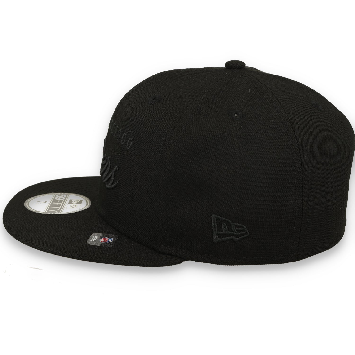 New Era San Francisco 49ers Scripted 59FIFTY Fitted Hat-Black