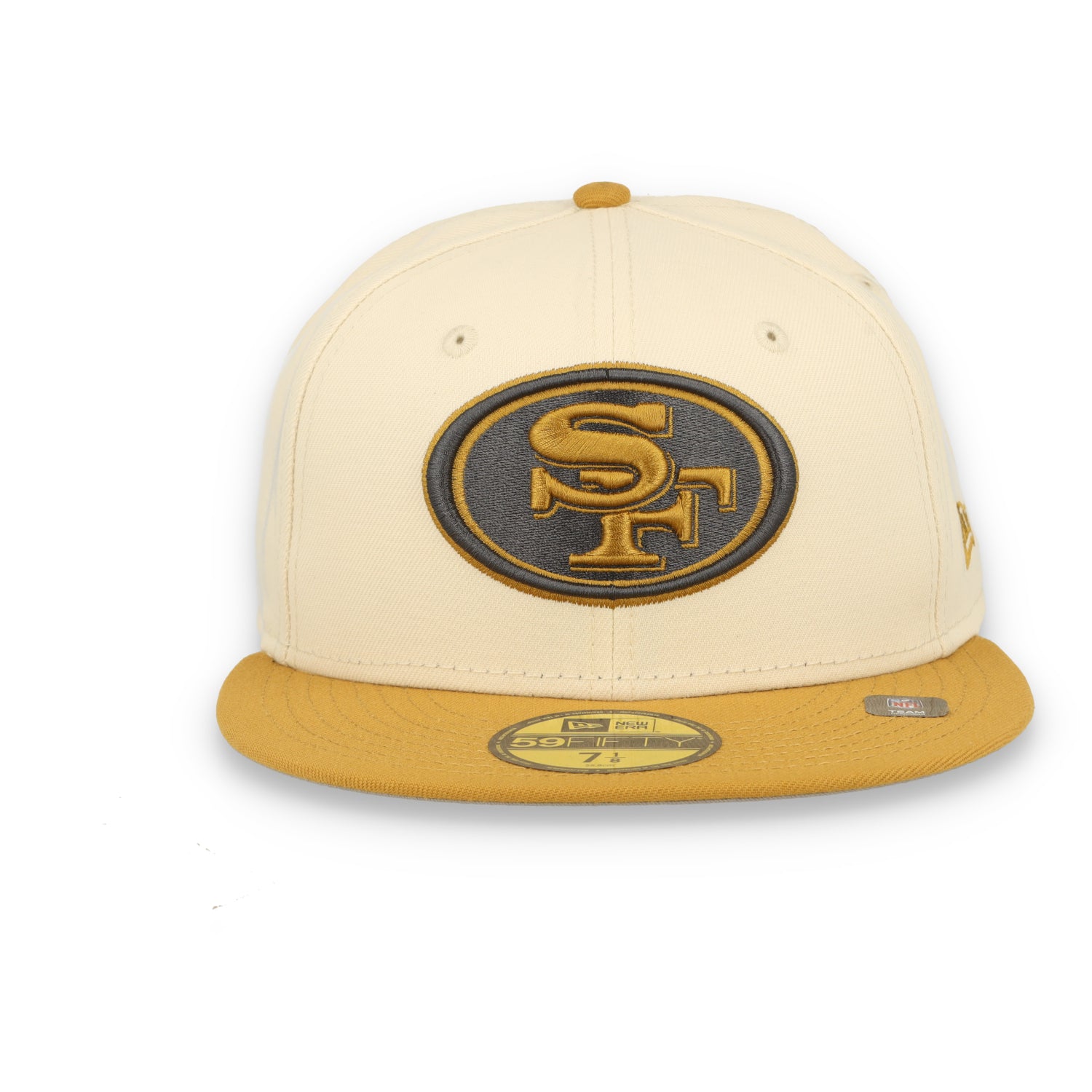 New Era San Francisco 49ers 2-Tone Color Pack 59FIFTY Fitted Hat-Tan/Bronze