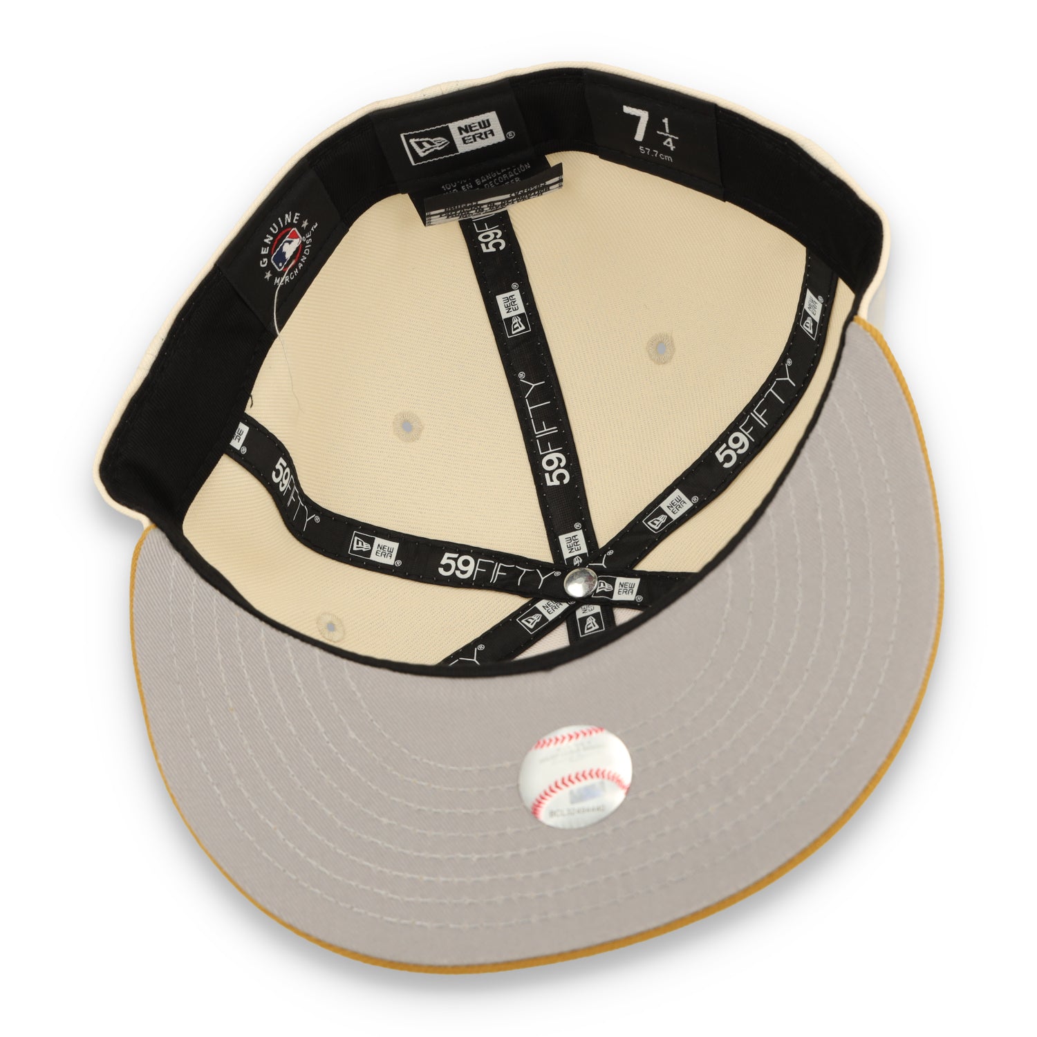 NEW ERA SAN FRANCISCO GIANTS 2-TONE 59FIFTY FITTED HAT-BEIGE/BRONZE