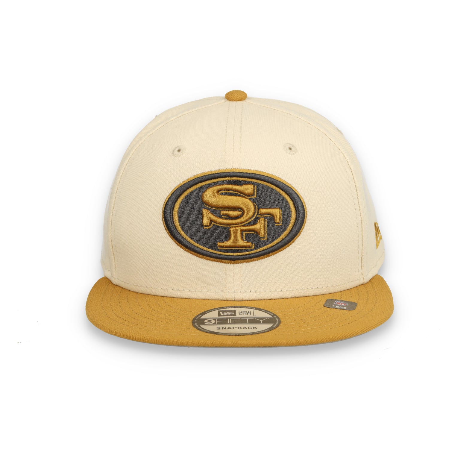 New Era San Francisco 49ers 2-Tone Color Pack 9FIFTY Snapback Hat -Tan/Bronze