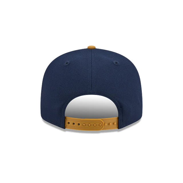New Era Chicago Bulls Two-Tone Color Pack 2-Tone 9FIFTY Snapback-Hat-Navy/Brown