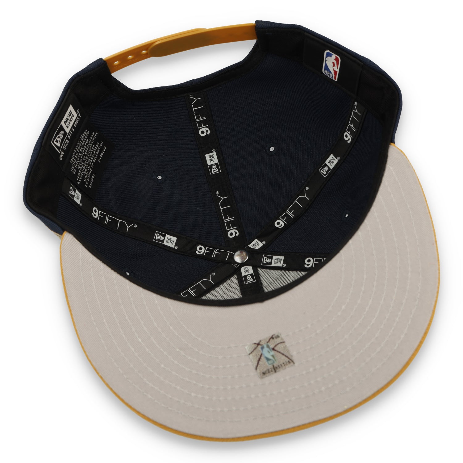 New Era Golden State Warriors Two-Tone Color Pack 9FIFTY Snapback Hat - Navy/Tan