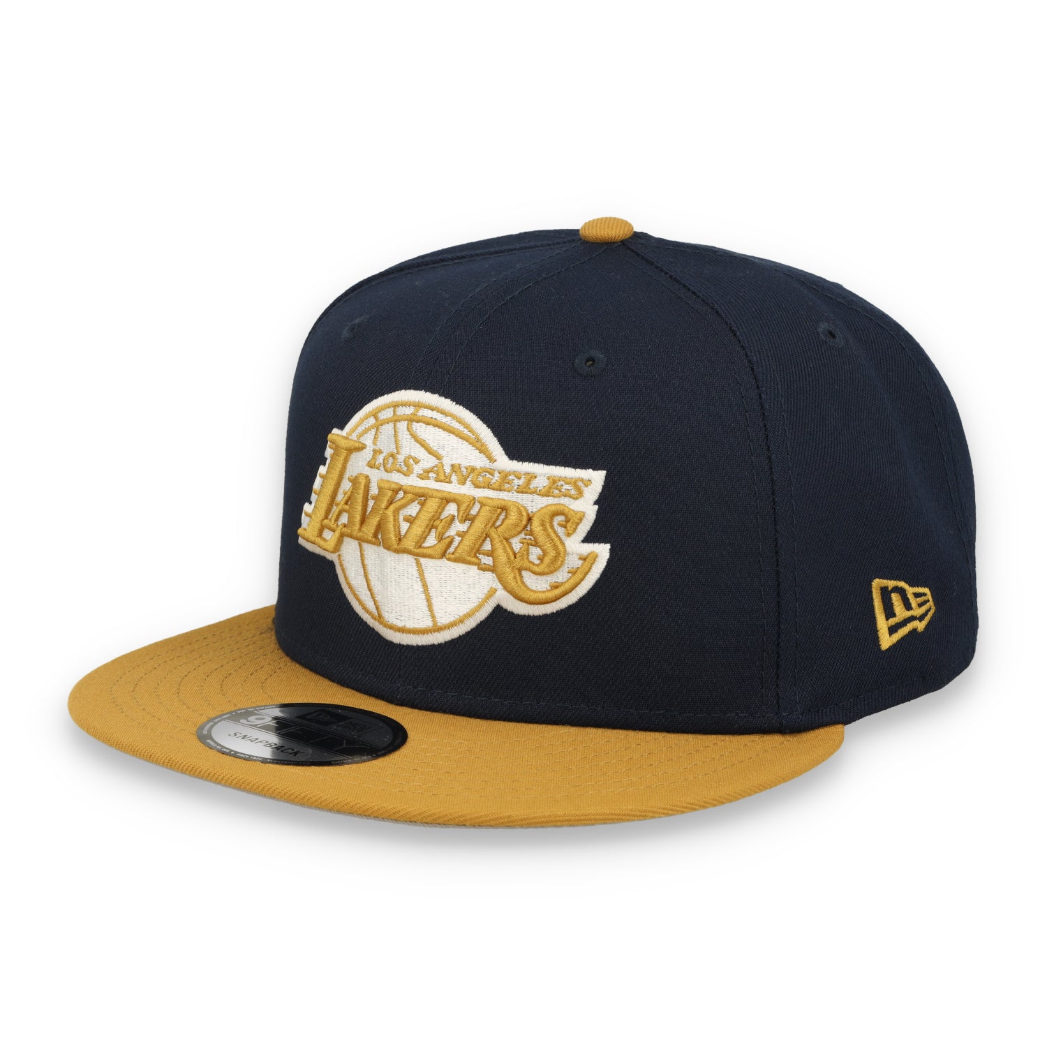 New Era Los Angeles Lakers Two-Tone Color Pack 9FIFTY Snapback Hat - Navy/Brown