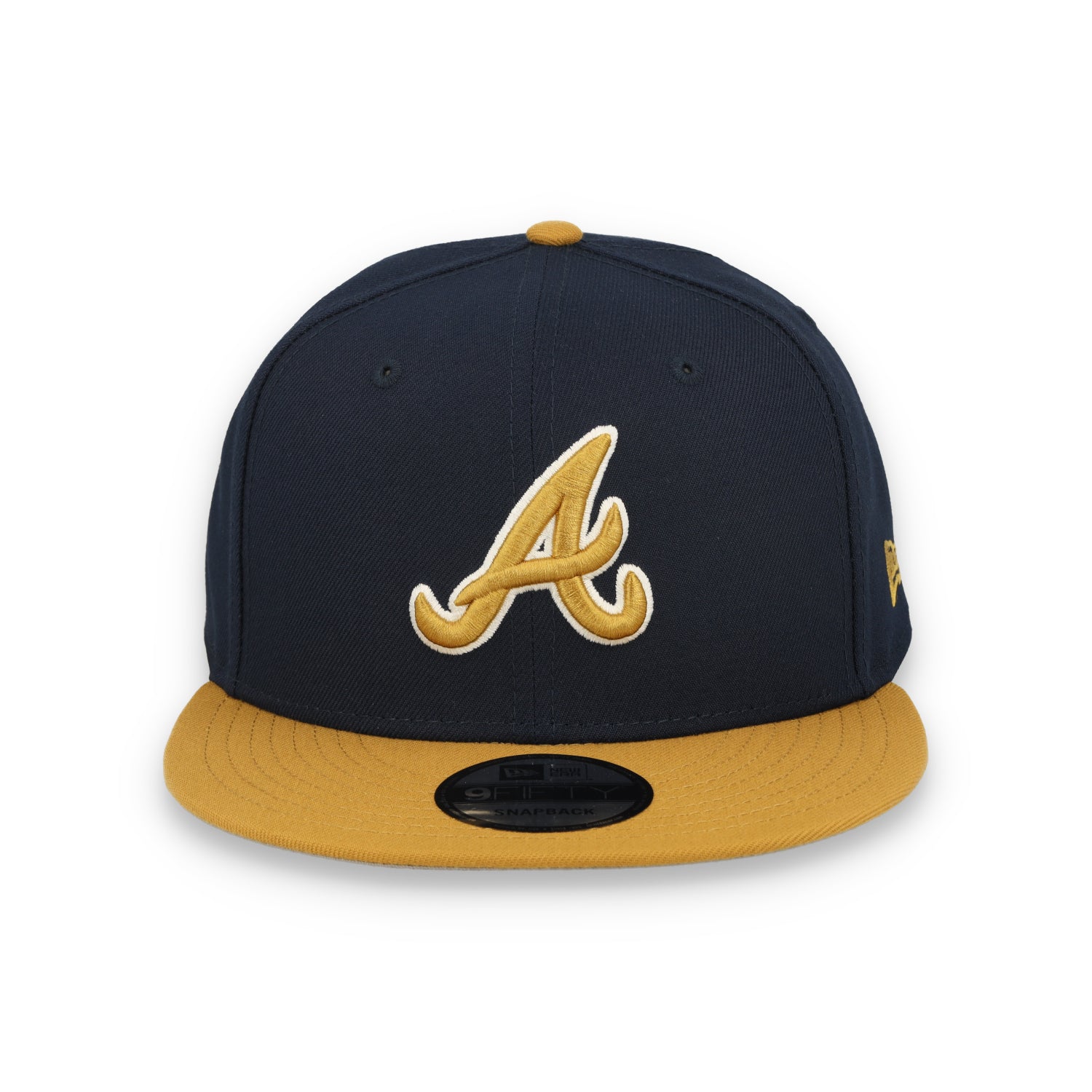 New Era Atlanta Braves 2-Tone 9FIFTY Snapback Hat-Royal /Bronze