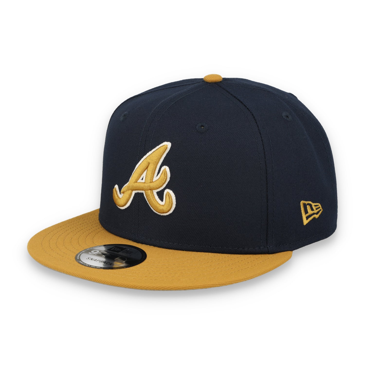 New Era Atlanta Braves 2-Tone 9FIFTY Snapback Hat-Royal /Bronze