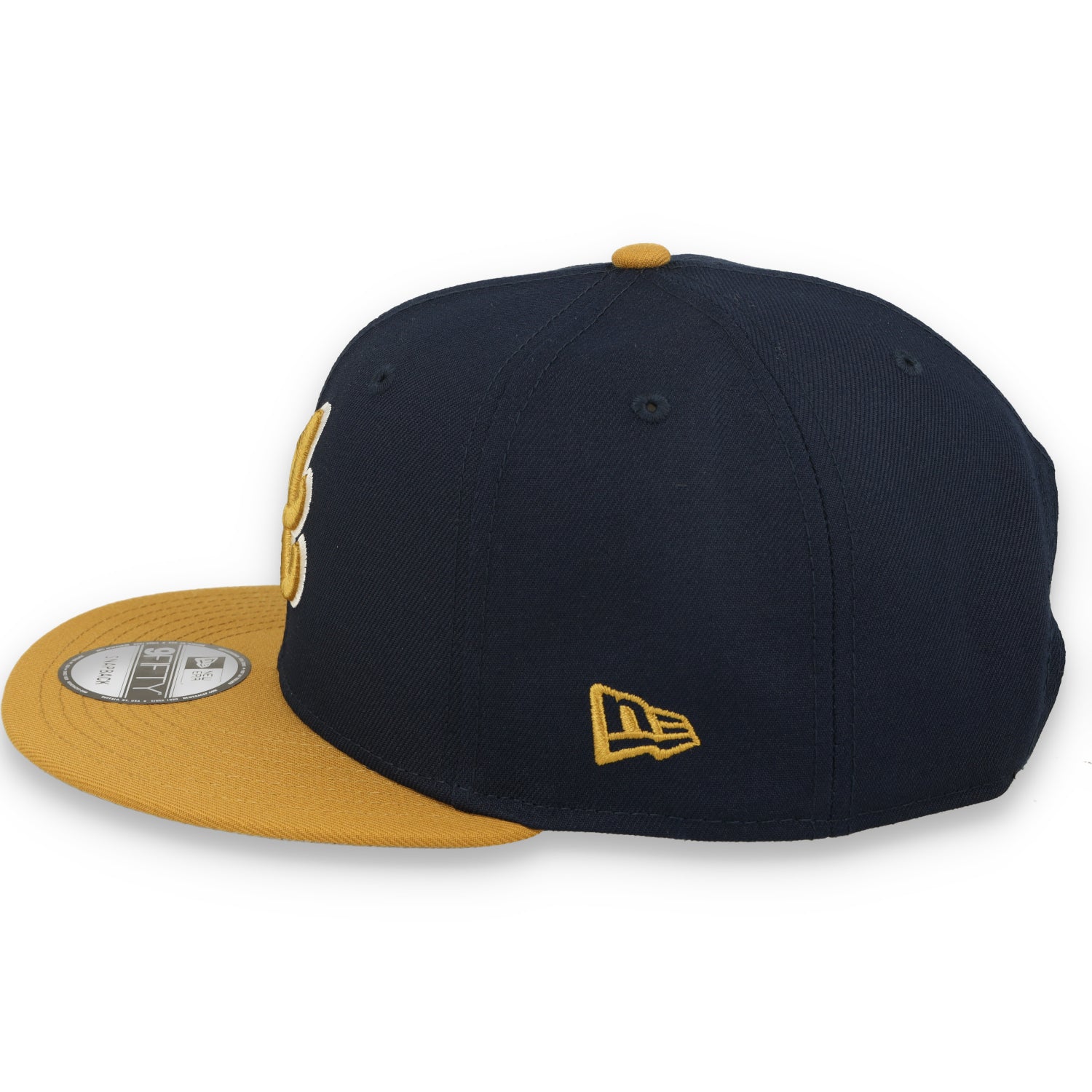 New Era Atlanta Braves 2-Tone 9FIFTY Snapback Hat-Royal /Bronze