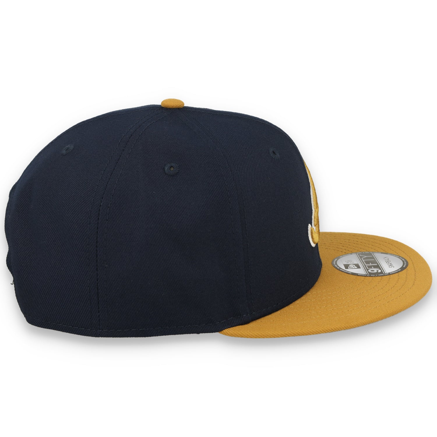New Era Atlanta Braves 2-Tone 9FIFTY Snapback Hat-Royal /Bronze