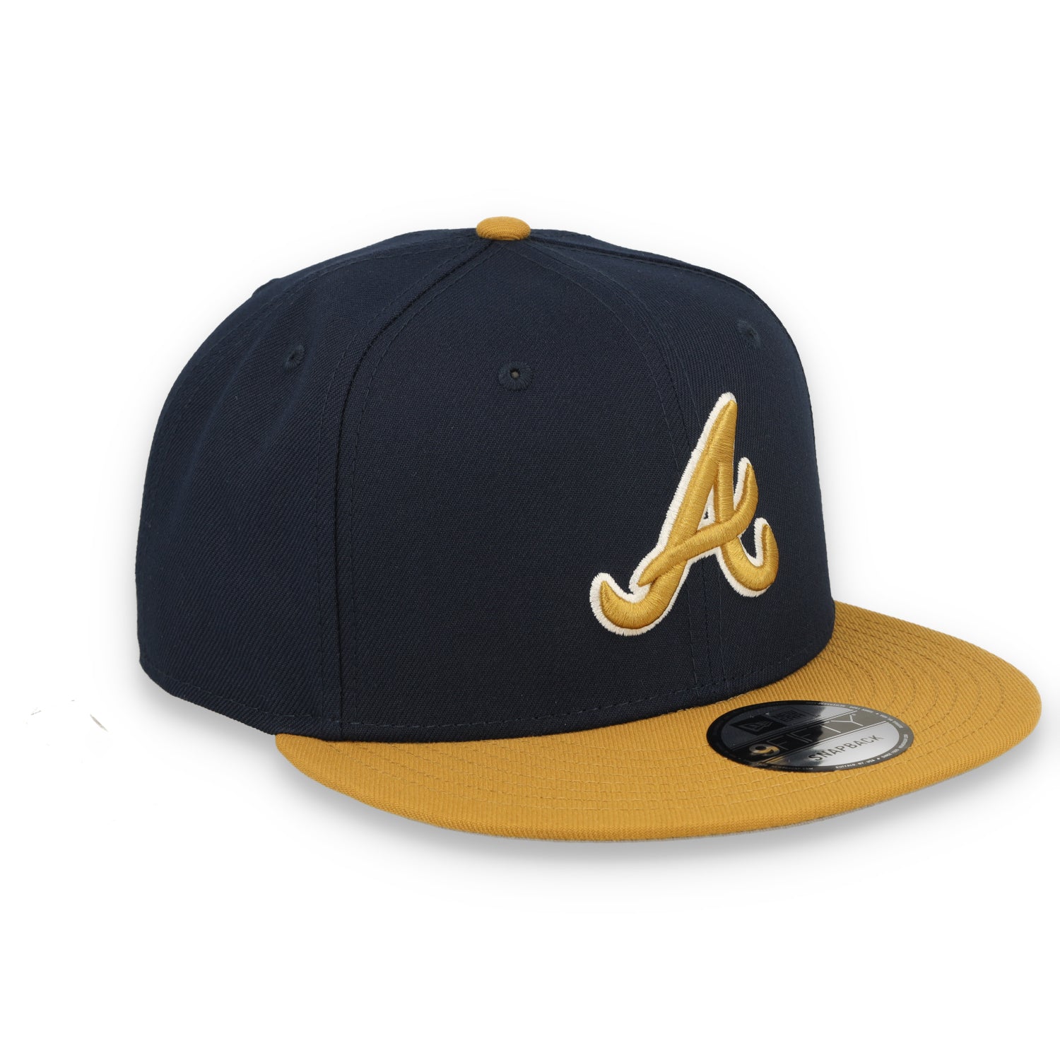 New Era Atlanta Braves 2-Tone 9FIFTY Snapback Hat-Royal /Bronze