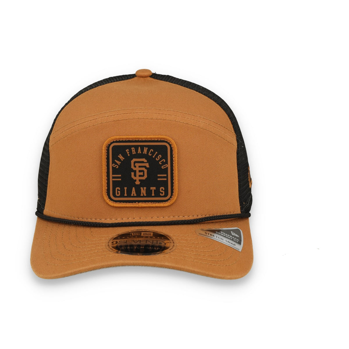 New Era San Francisco Giants Team Patch Split Panel 9SEVENTY Adjustable Trucker Hat