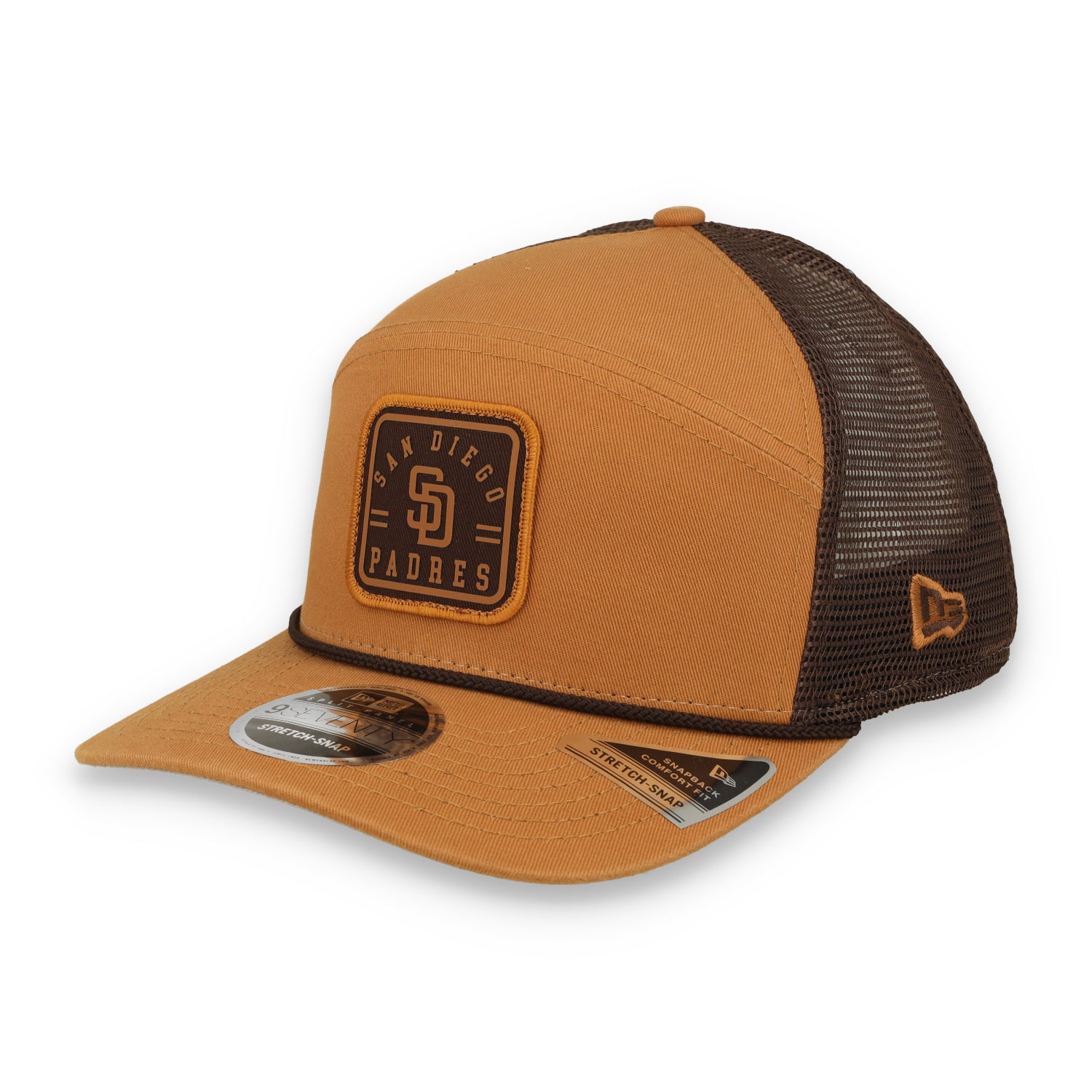 New Era San Diego Padres Injection Split Panel 9SEVENTY Trucker Stretch-Snap