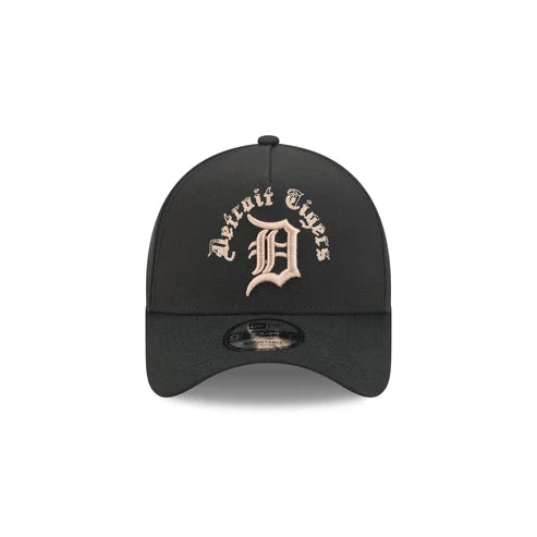 New Era Detroit Tigers Gothic Lettering 9FORTY A-Frame Snapback