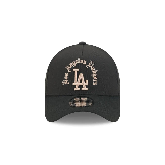 New Era Los Angeles Dodgers Gothic Lettering 9FORTY A-Frame Snapback
