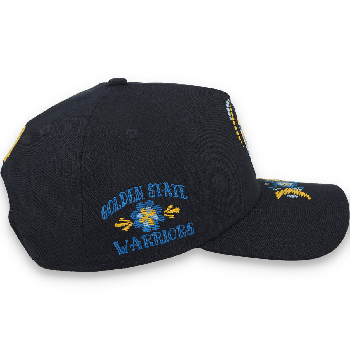 New Era Golden State Warriors 2026 Day of the Dead 9FORTY A-Frame Snapback - Navy