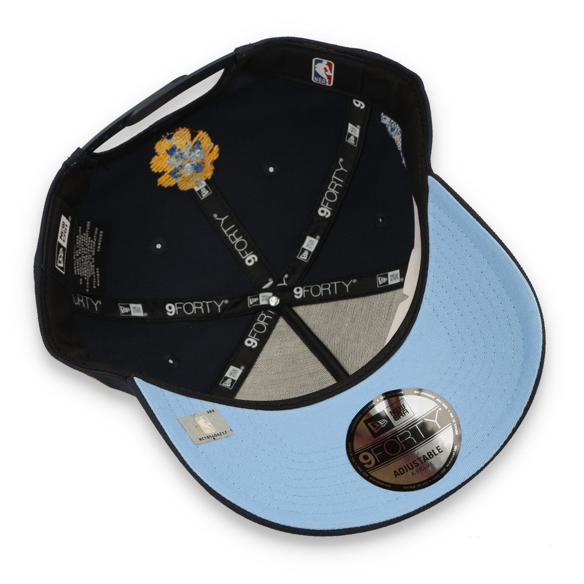 New Era Golden State Warriors 2026 Day of the Dead 9FORTY A-Frame Snapback - Navy