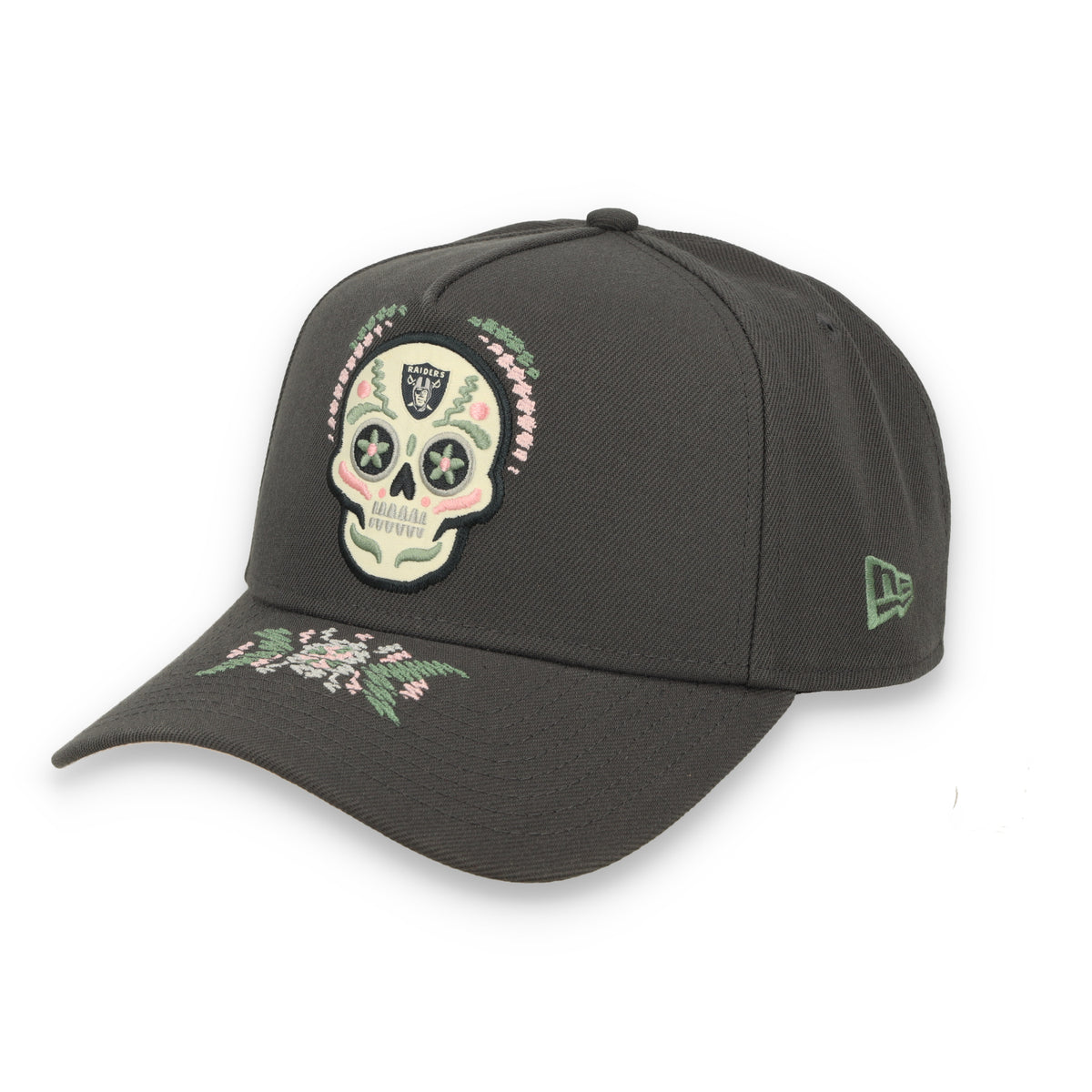 New Era Las Vegas Raiders 2026 Day of the Dead 9FORTY A-Frame Snapback - Gray