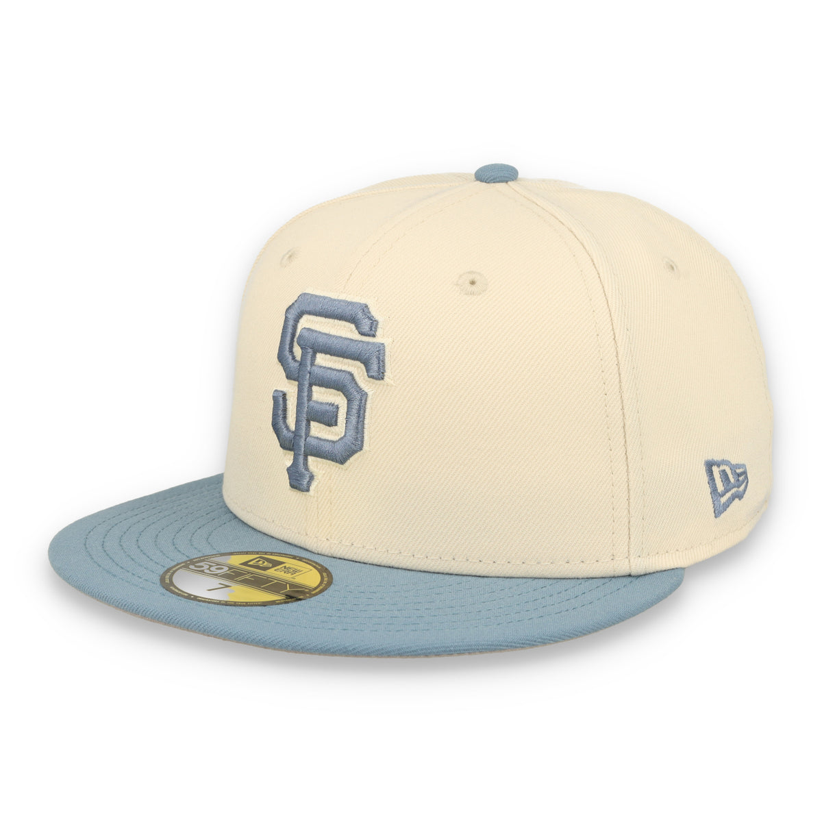 New Era San Francisco Giants 2-Tone Color Pack 59FIFTY Fitted Hat - Cream/Baby Blue