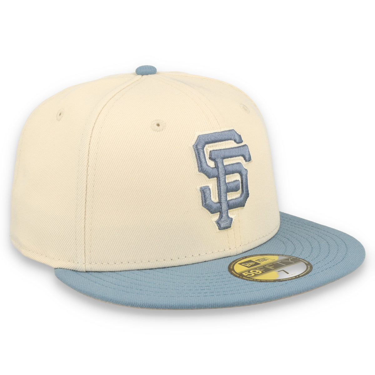 New Era San Francisco Giants 2-Tone Color Pack 59FIFTY Fitted Hat - Cream/Baby Blue