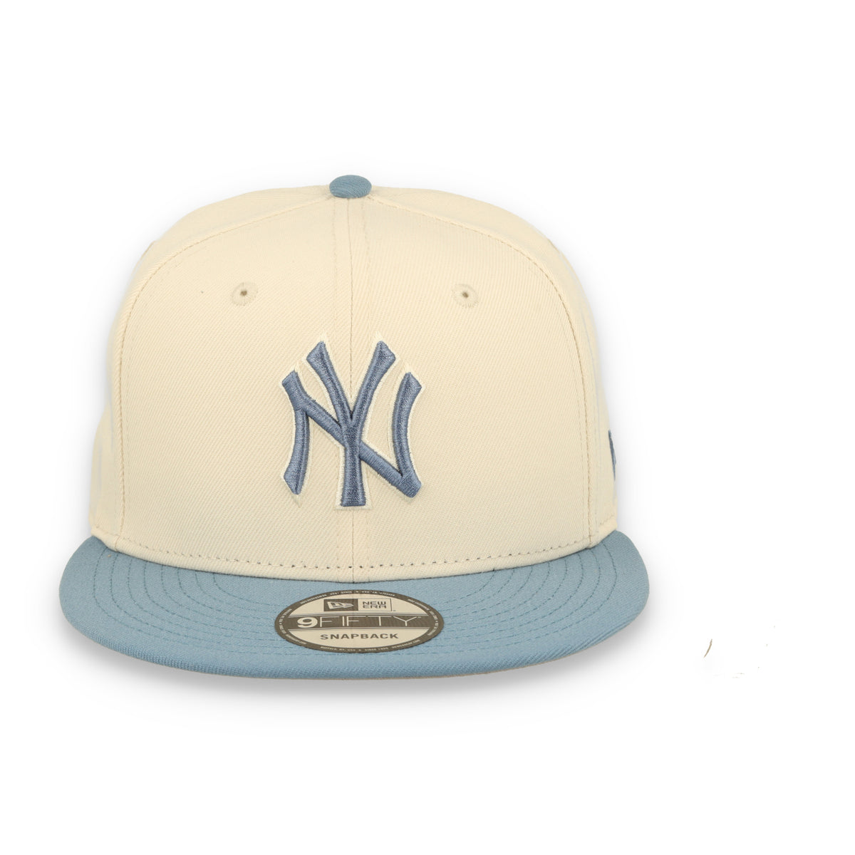 New Era New York Yankees 2-Tone Color Pack 9FIFTY Snapback Hat - Cream/Baby Blue