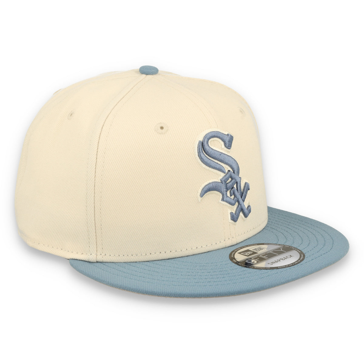 New Era Chicago White Sox 2-Tone Color Pack 9FIFTY Snapback Hat - Cream/Baby Blue