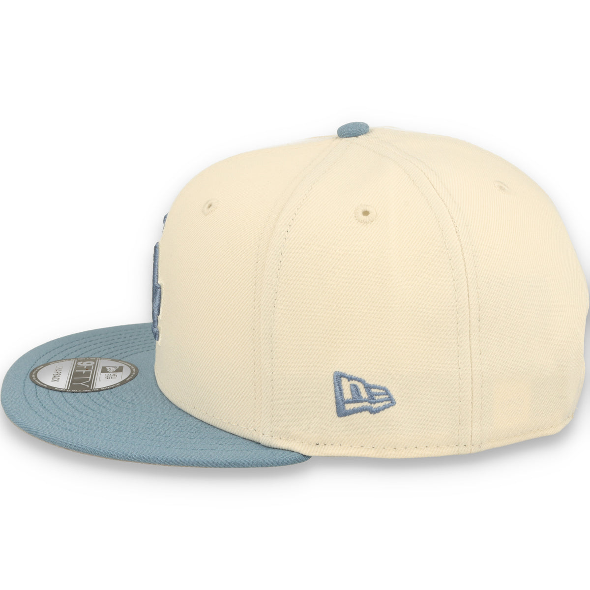 New Era Los Angeles Dodgers 2-Tone Color Pack 9FIFTY Snapback Hat - Cream/Baby Blue