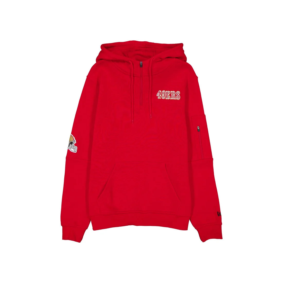 New Era Men's San Francisco 49ers Quarter-Zip Hoodie
