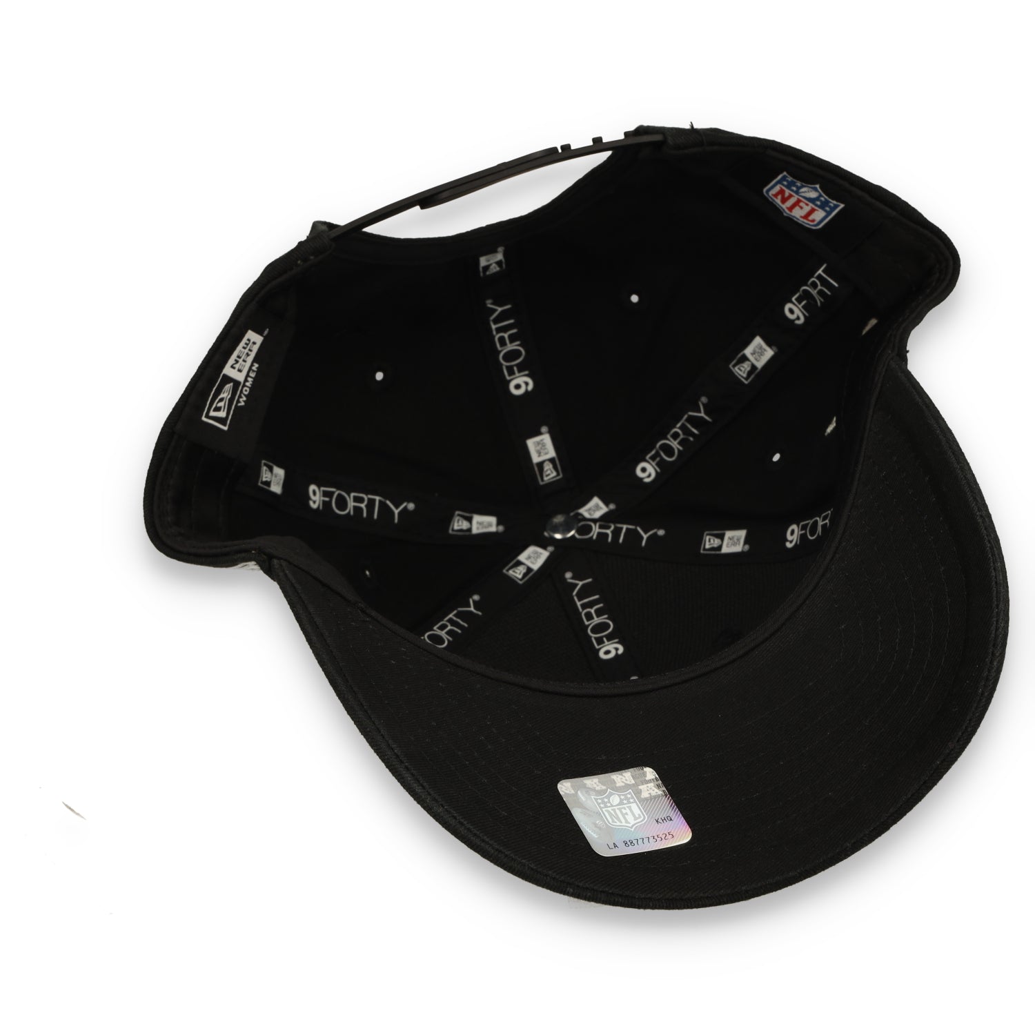 New Era Women's Las Vegas Raiders Gothic Font 9FORTY M-Crown Adjustable Hat