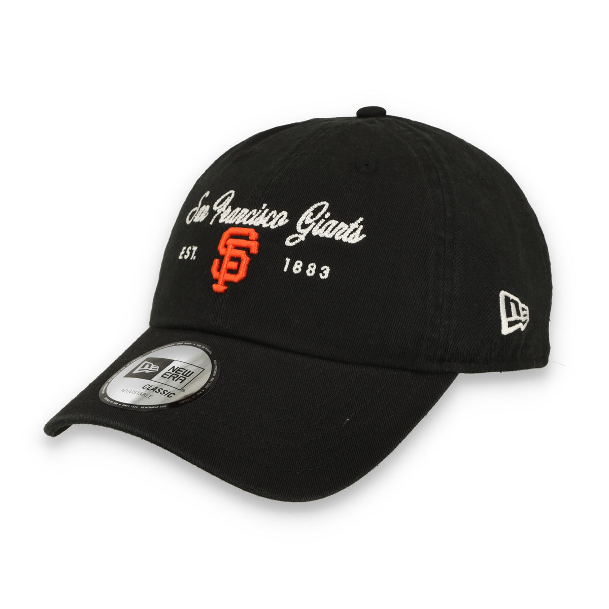 New Era Women's San Francisco Giants Script Casual Classic Adjustable Hat - OTC
