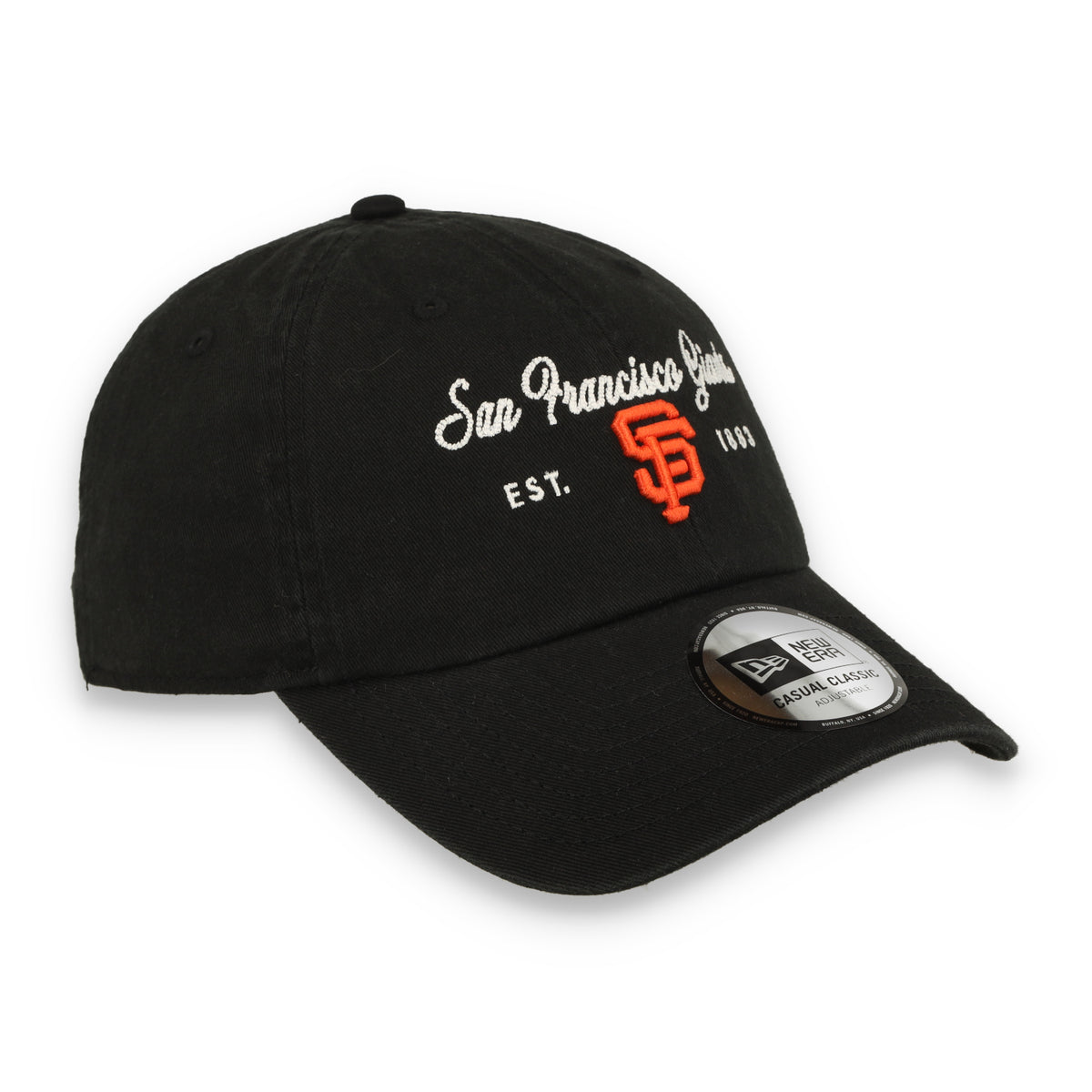 New Era Women's San Francisco Giants Script Casual Classic Adjustable Hat - OTC