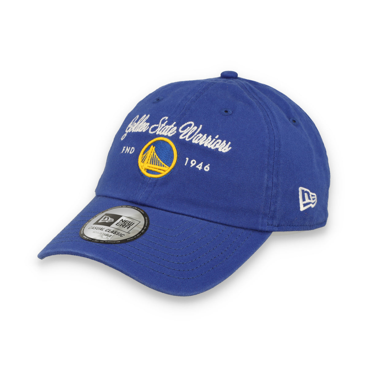 New Era Women's Golden State Warriors Script Casual Classic Adjustable Hat
