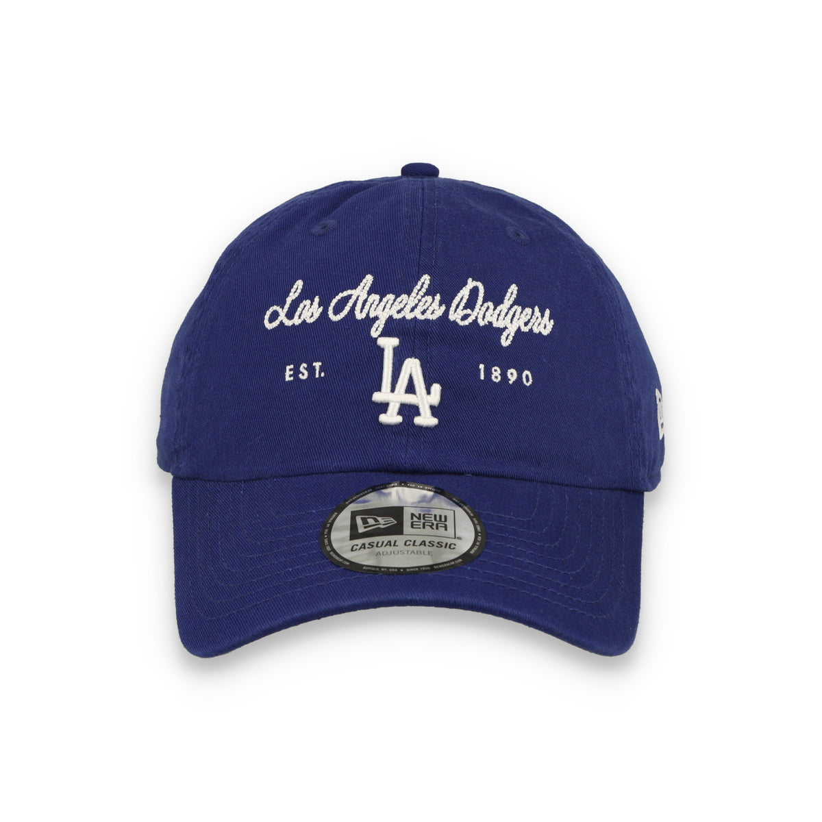 New Era Women's Los Angeles Dodgers Script Casual Classic Adjustable Hat - OTC