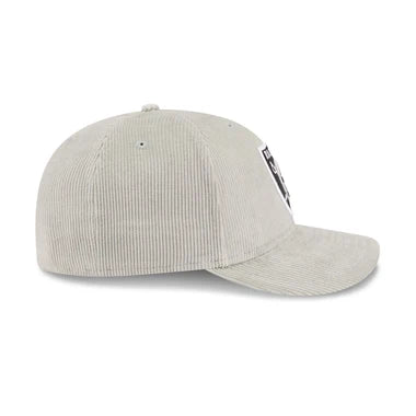 New Era Las Vegas Raiders Light Gray Corduroy 59FIFTY Fitted Hat
