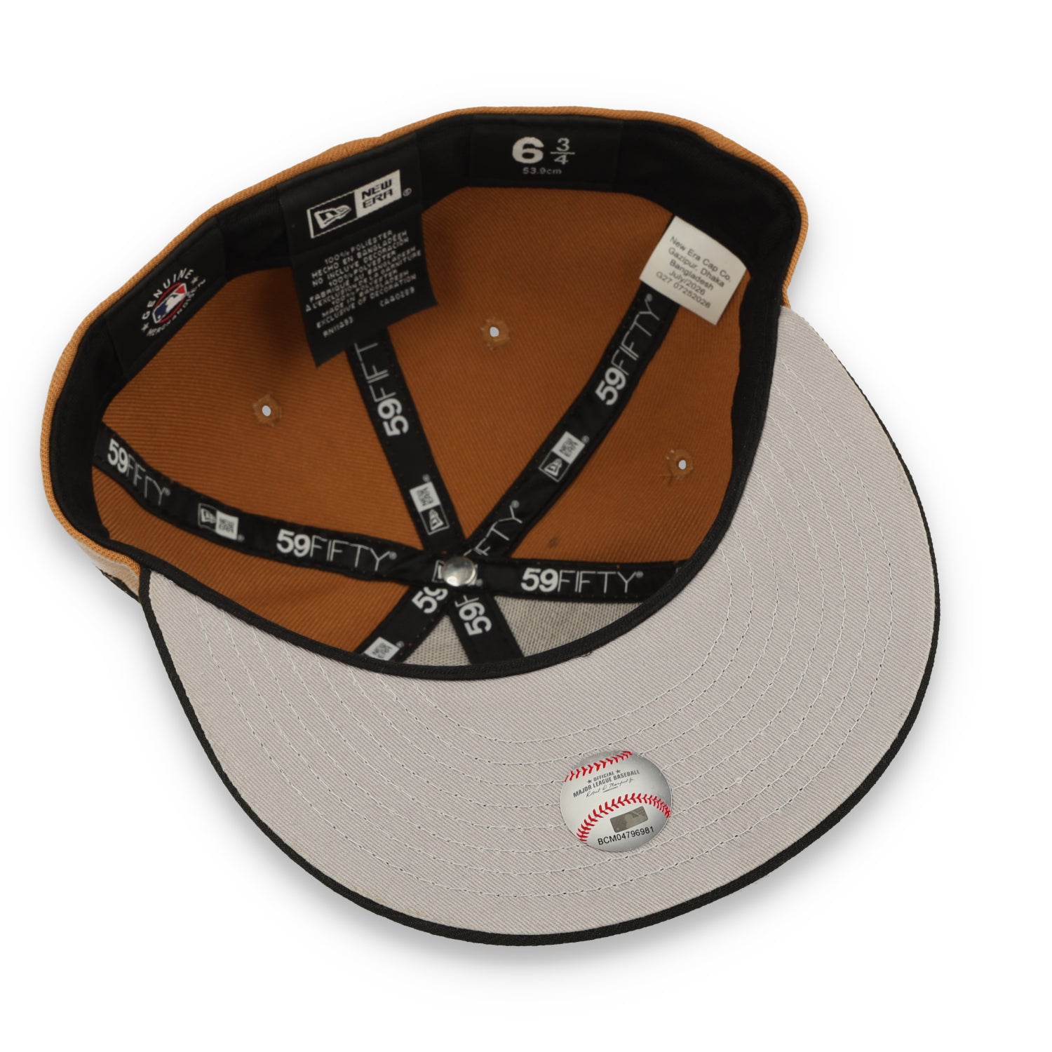 New Era Kids San Francisco Giants 59Fifty Fitted - Camel/Black