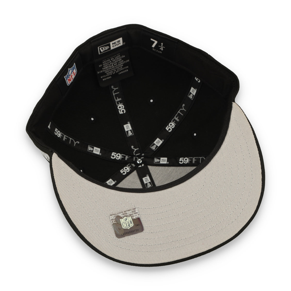 New Era San Francisco 49ers Rhinestone Badge 59FIFTY Fitted Hat - Black