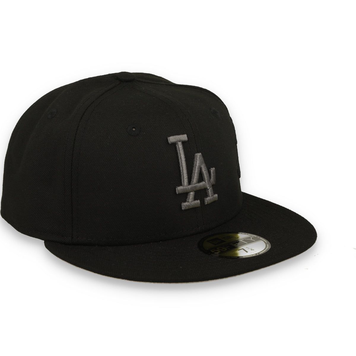 New Era Los Angeles Dodgers Side Script 59FIFTY Fitted Hat - Black