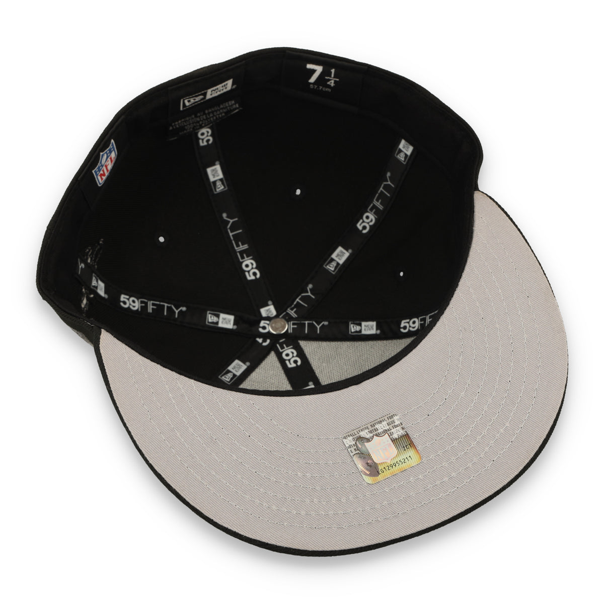 New Era San Francisco Side Script 59FIFTY Fitted Hat-Black