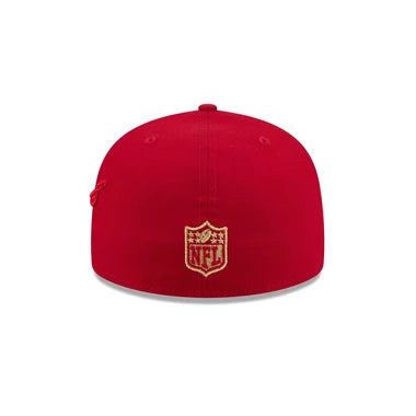 New Era San Francisco Side Script 59FIFTY Fitted Hat-Scarlet