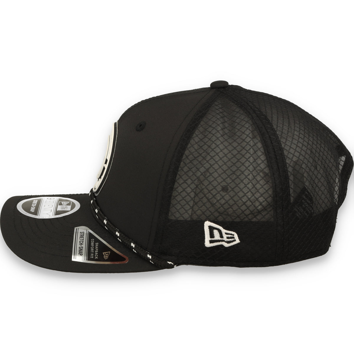 New Era Las Vegas Raiders Game 9SEVENTY Trucker Stretch-Snap Adjustable Hat-